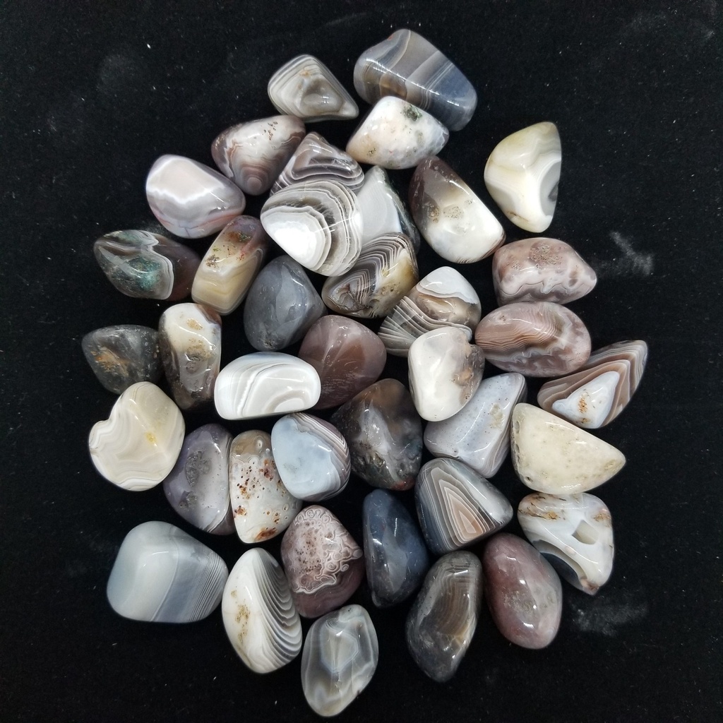 [120925020299] Botswana Agate Tumbles