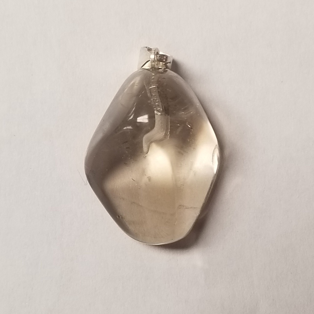 [121504030144] Citrine Tumbled Stone Pendant