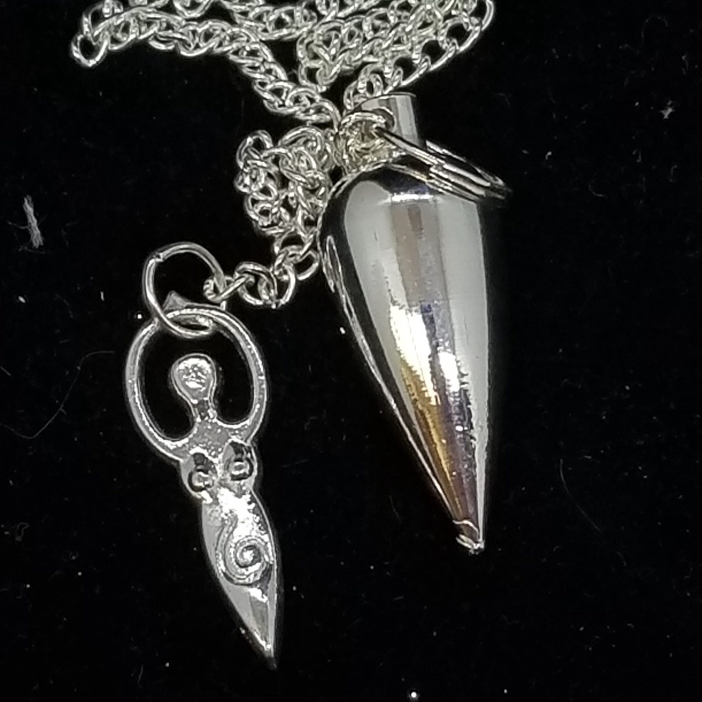 Spiral Goddess Accented Pendulum