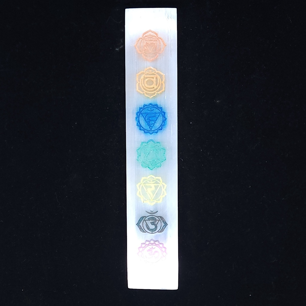 [10294] Chakra Selenite Bar
