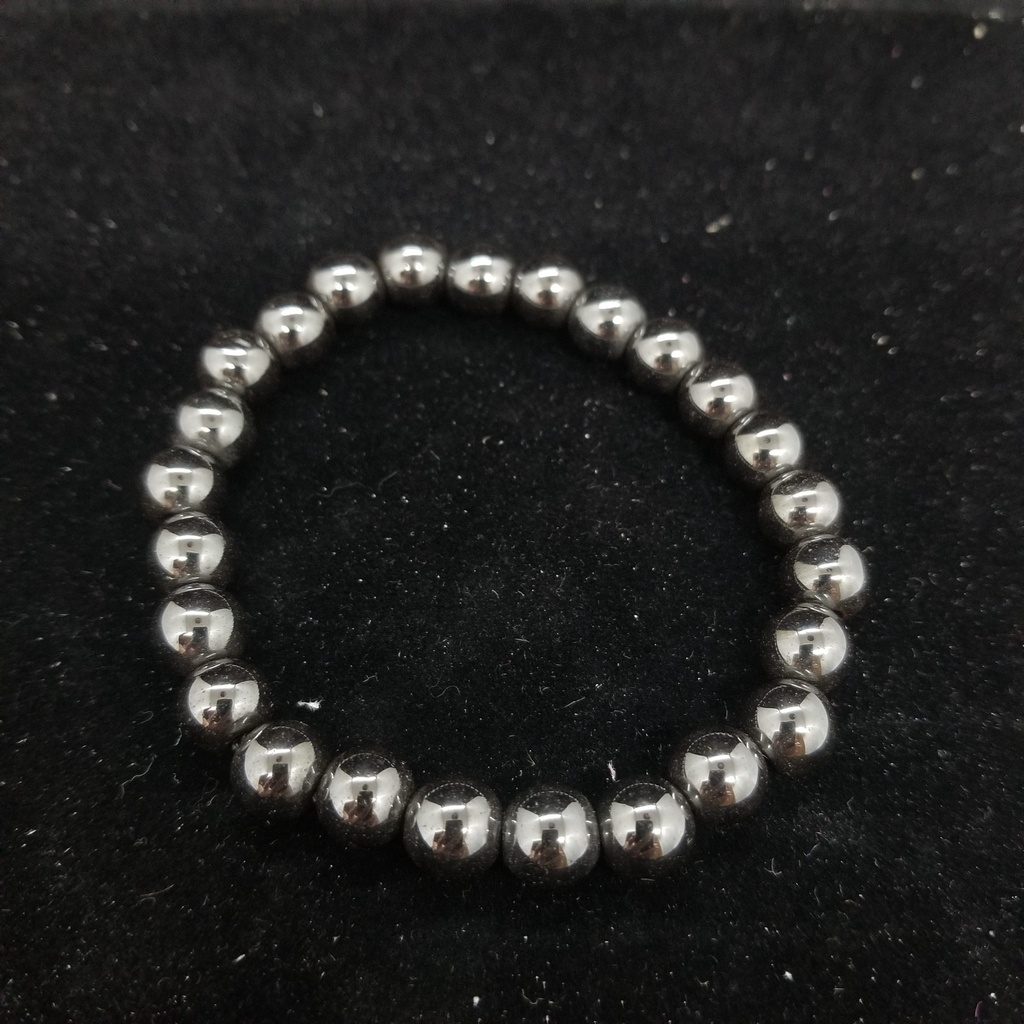 [30806] Hematite Bracelet 8mm