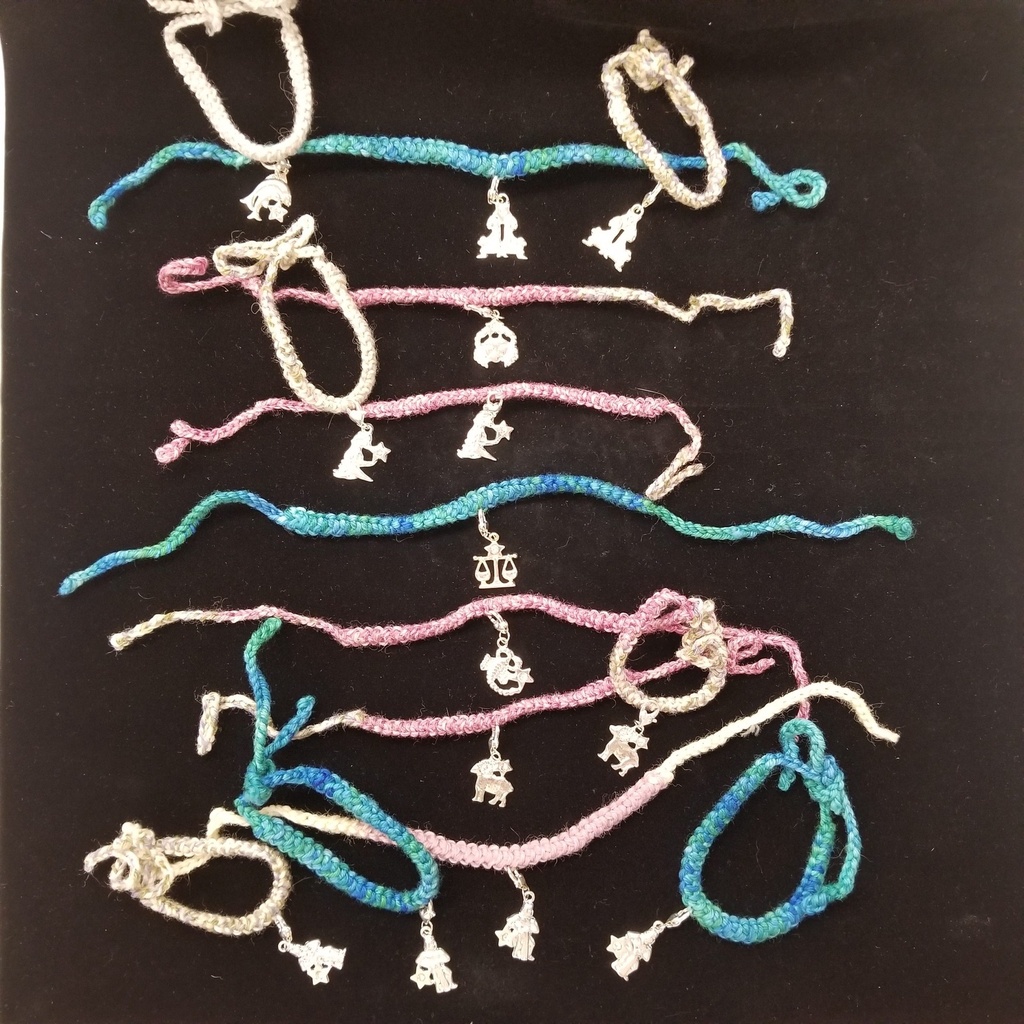 Crochet Zodiac Bracelets