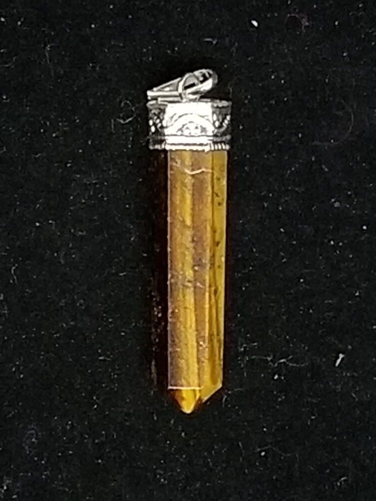[3215040304] Tiger's Eye Point Pendant