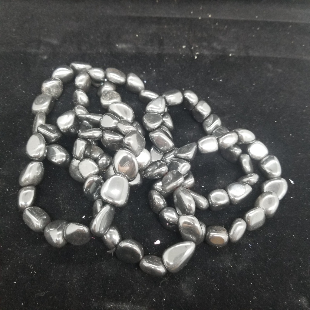 Hematite Tumbled Stones Bracelet