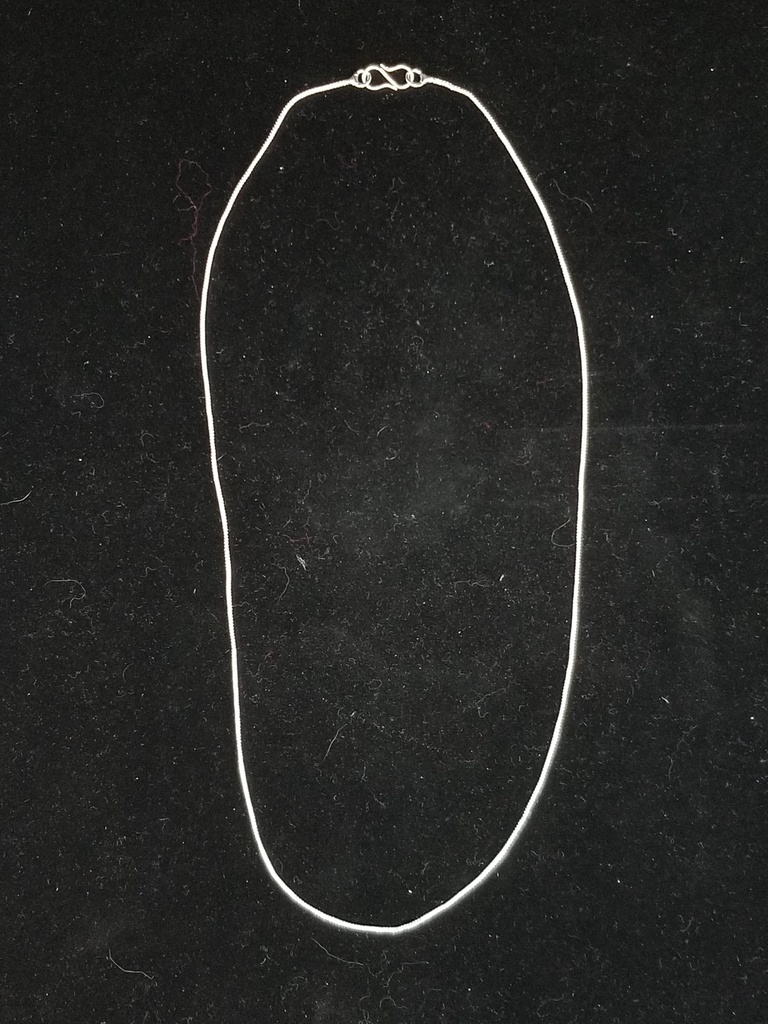 [3215060820] 20" Silver-Tone Chain