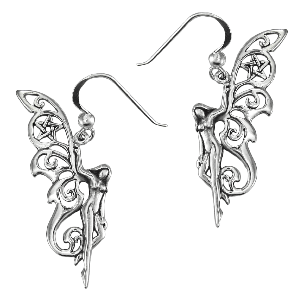 Faerie Pentacle Earrings