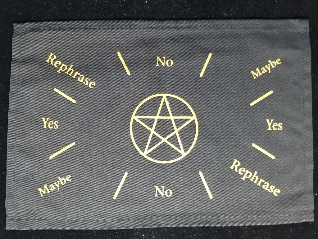 [123541190501] Pentacle Pendulum Mat (Gold)