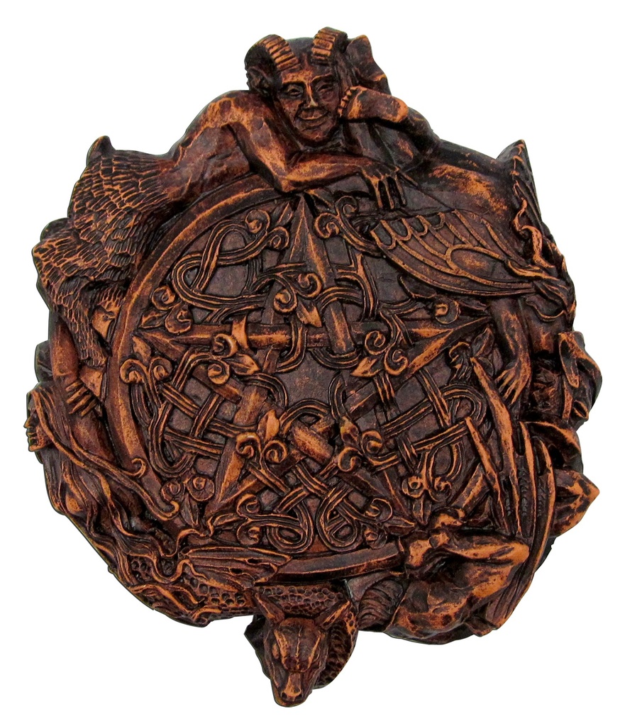 [14130257100] Small Faerie Pentacle Plaque