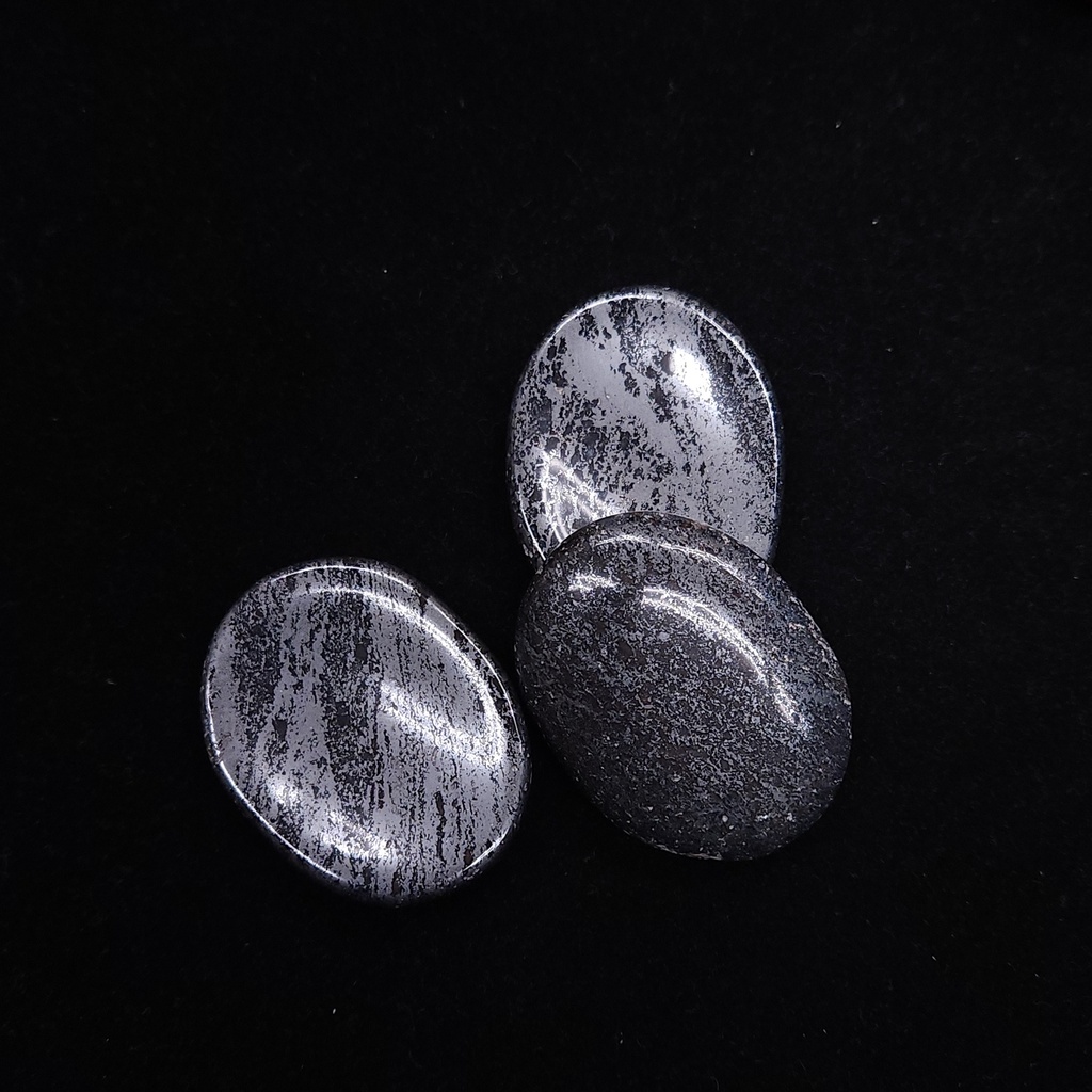 [10824] Hematite Worry Stone