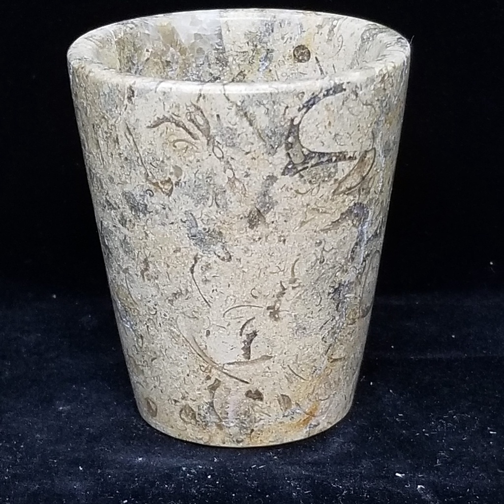 Fossil Jasper Shot Glasses