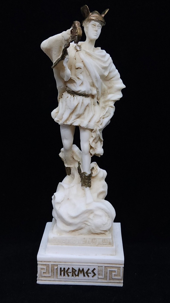 [05130365110] Hermes in Alabaster & Gold