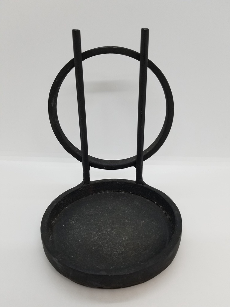 [2322140433] Cast Iron Pillar Candle Holder