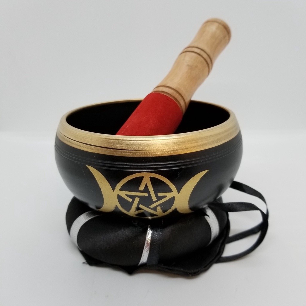 [1601052210] Triple Moon Pentagram Singing Bowl