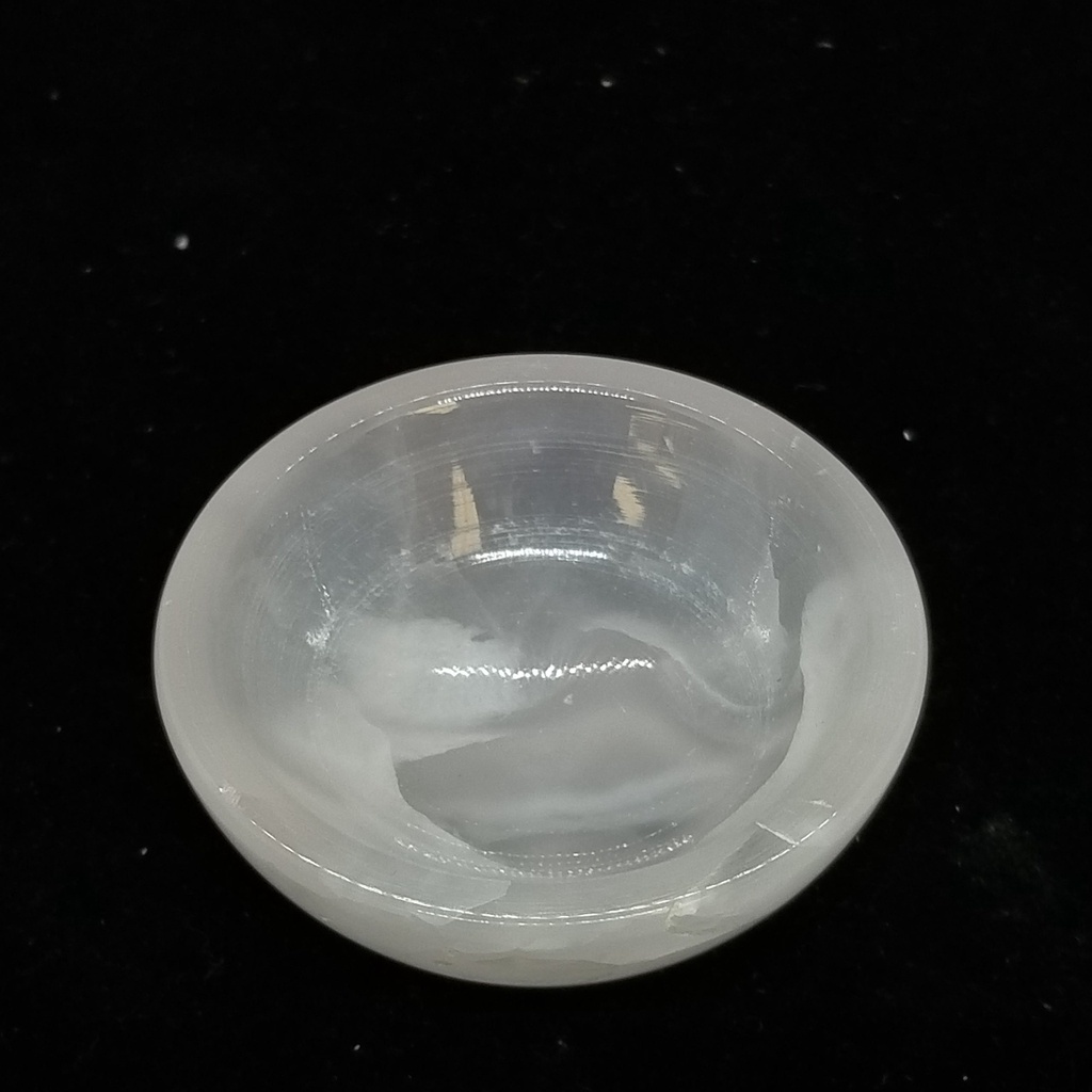 Pink Calcite Offering Bowl