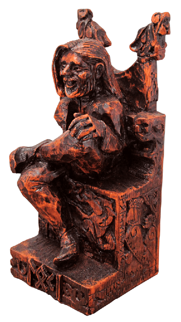 [1413037730] Seated Loki Statue