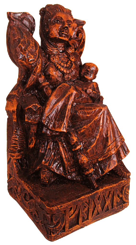 Seated Frigga Statue
