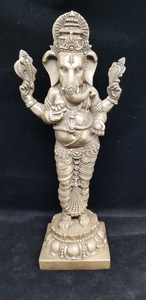 [5713031519] Ganesha Standing Statue