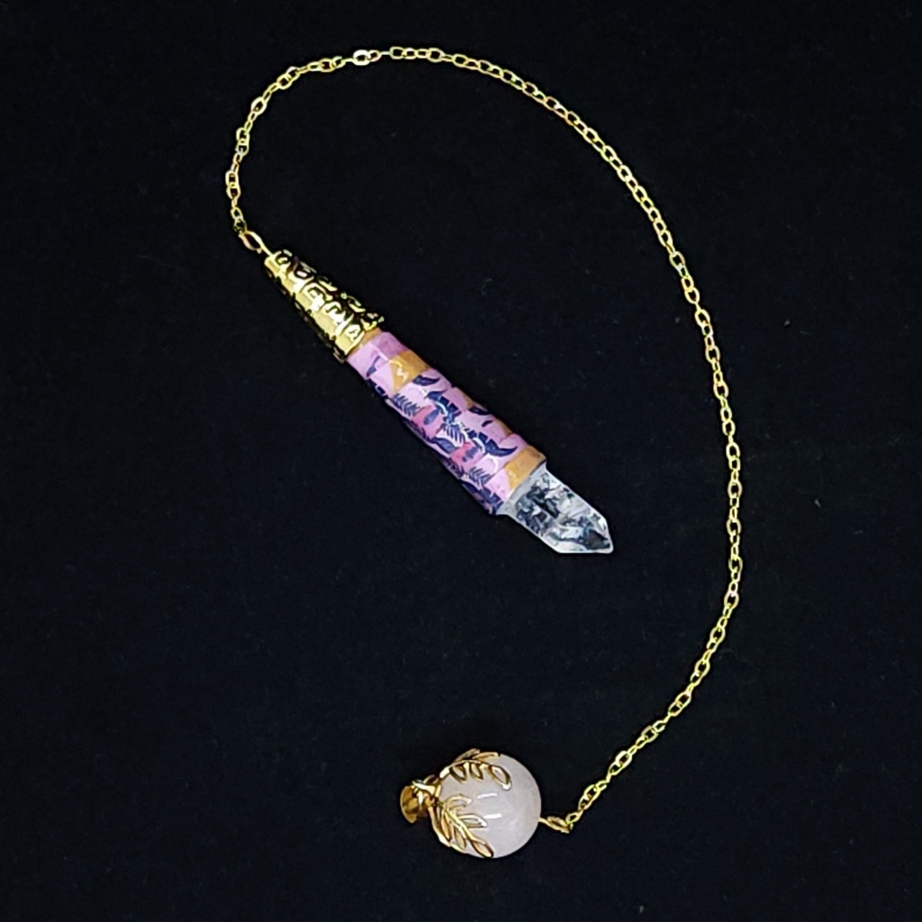 [96354320010] Quartz-Tipped Quilled Pendulum (#20010)