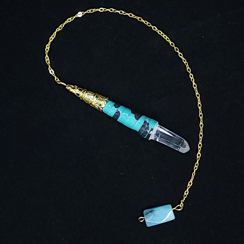 [96354320005] Quartz-Tipped Quilled Pendulum (#20005)