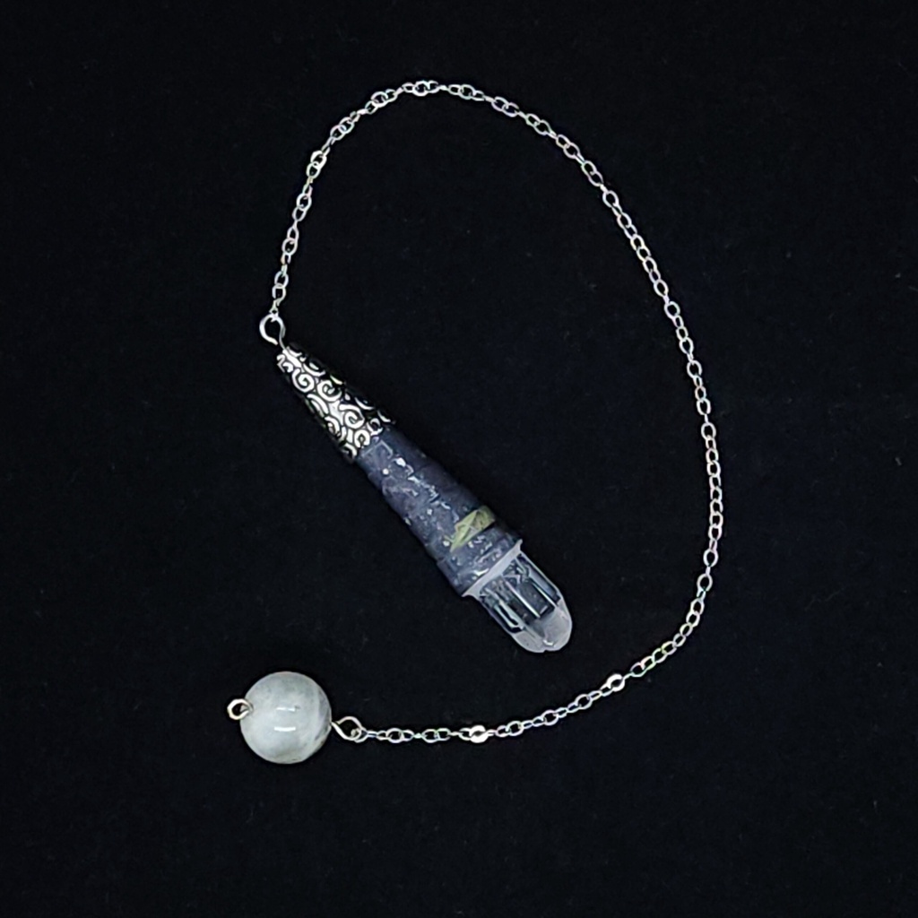 [96354320006] Quartz-Tipped Quilled Pendulum (#20006)