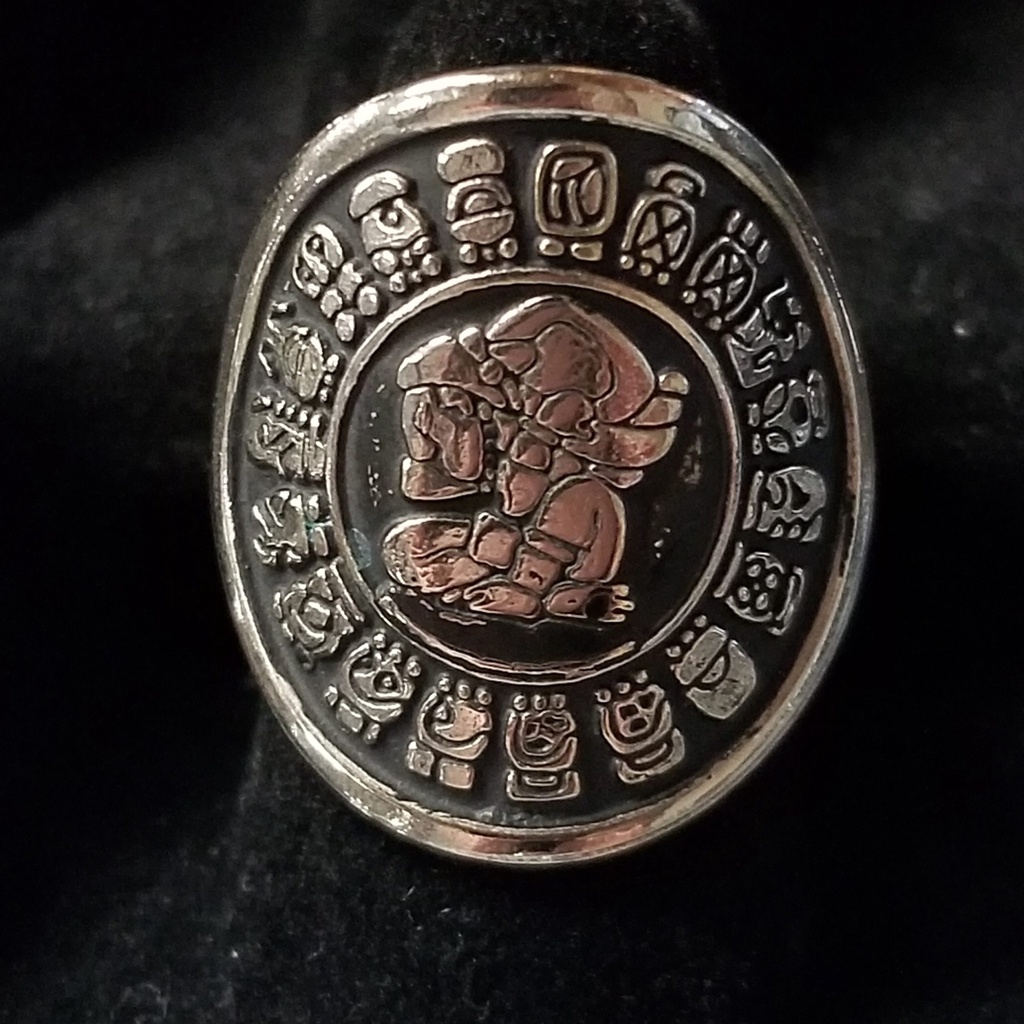 [9915030285229] Mayan Medallion Ring