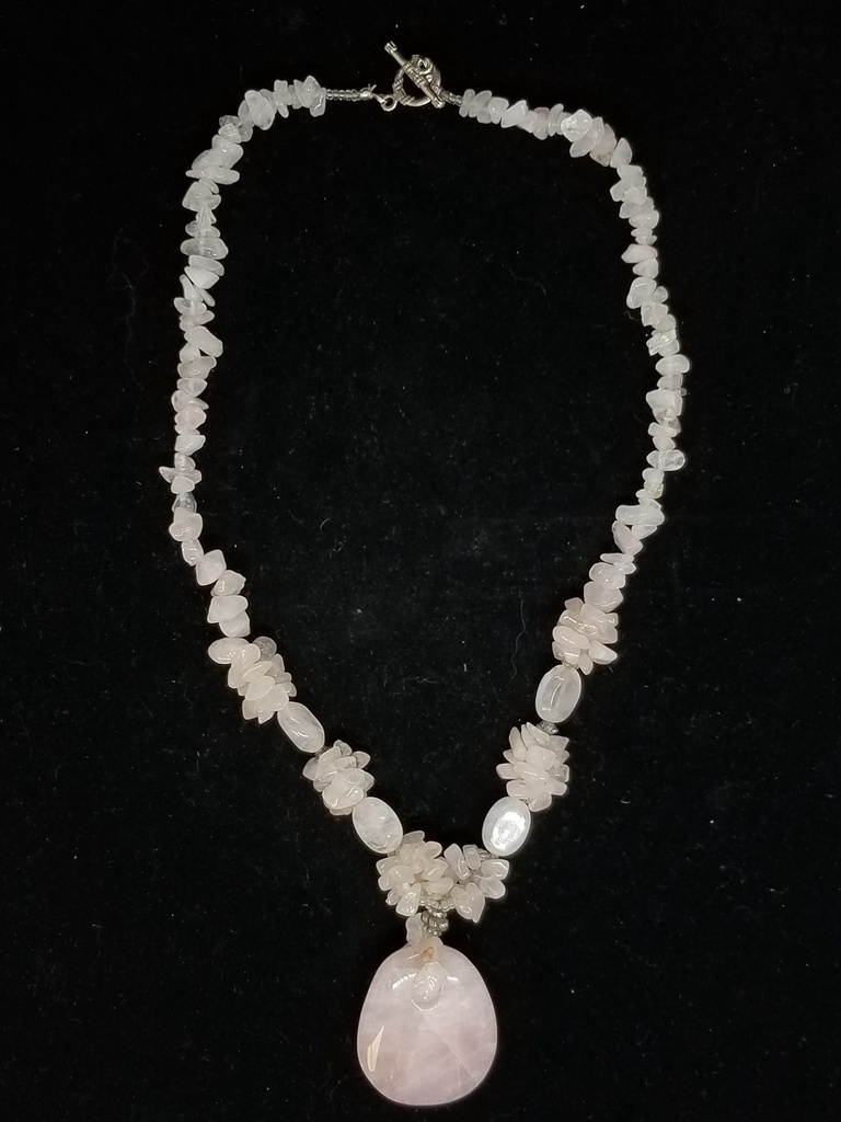 [9915130318] Rose Quartz Necklace