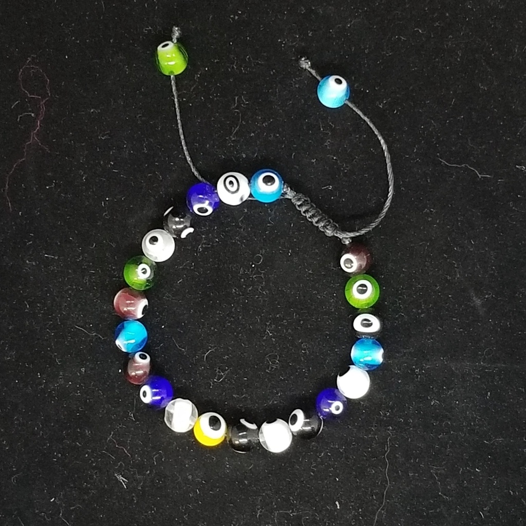 [99150214126] Adjustable Evil Eye Bracelet