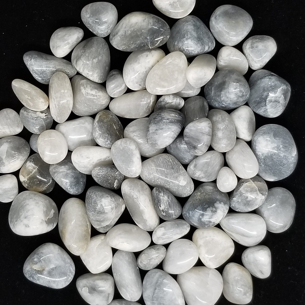 [3209800202] Aventurine, gray, tumbled