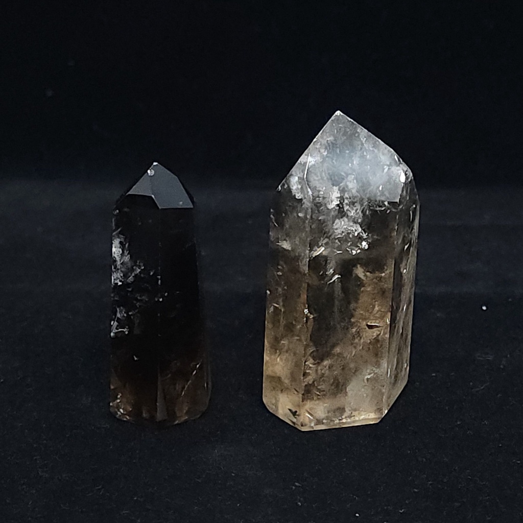 [3209020427] Smoky Quartz Medium Polished Points