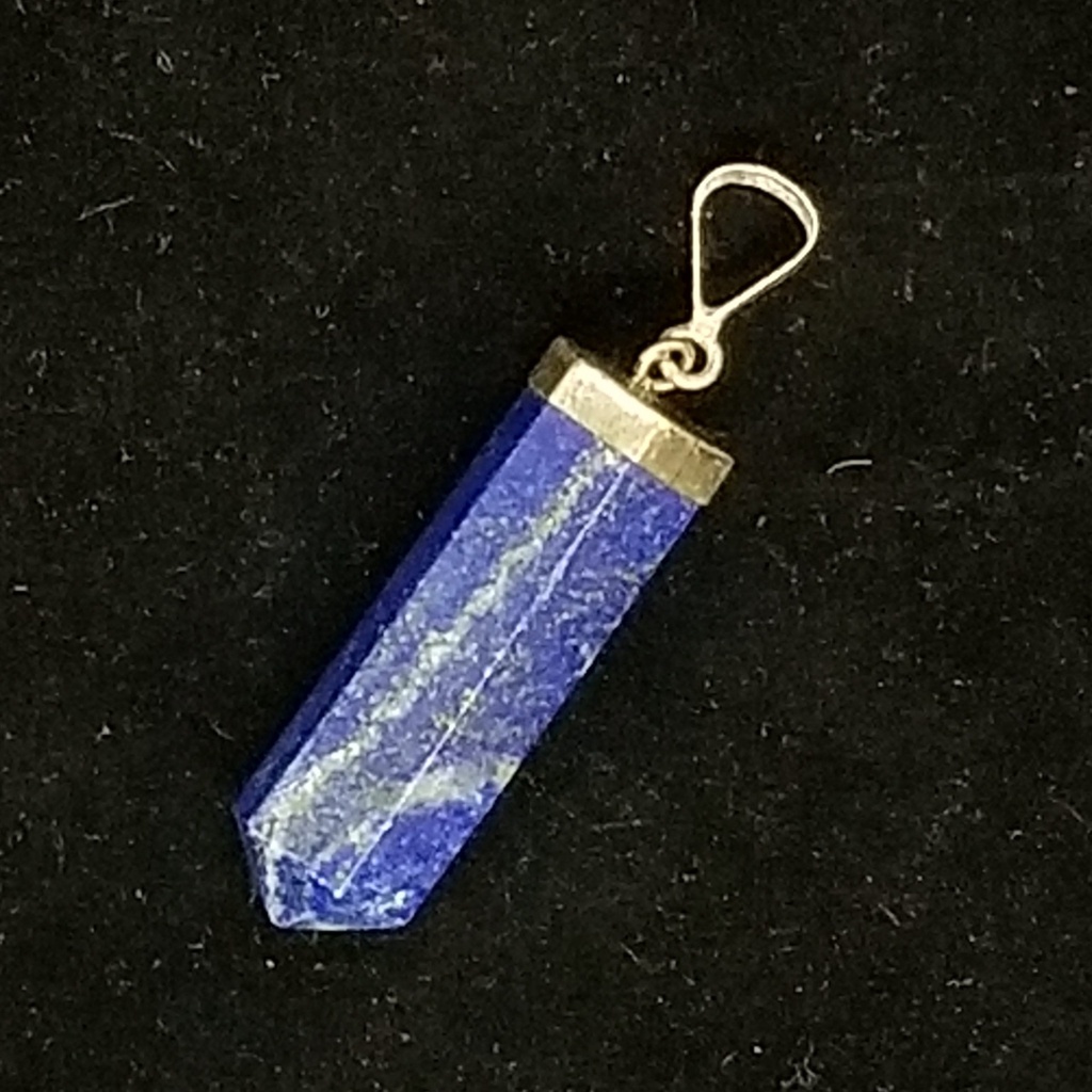 [3215041541] Lapis Lazuli Point Pendant