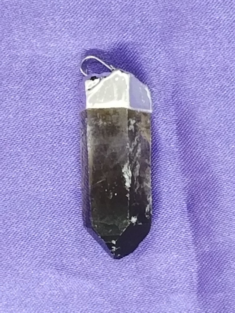 [3215040315] Smoky Quartz Point Pendant