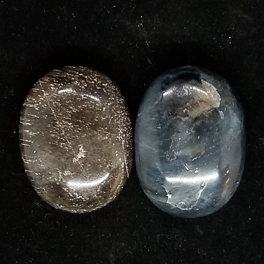 [32091262502] Blue Tiger's Eye Soapshape Stones