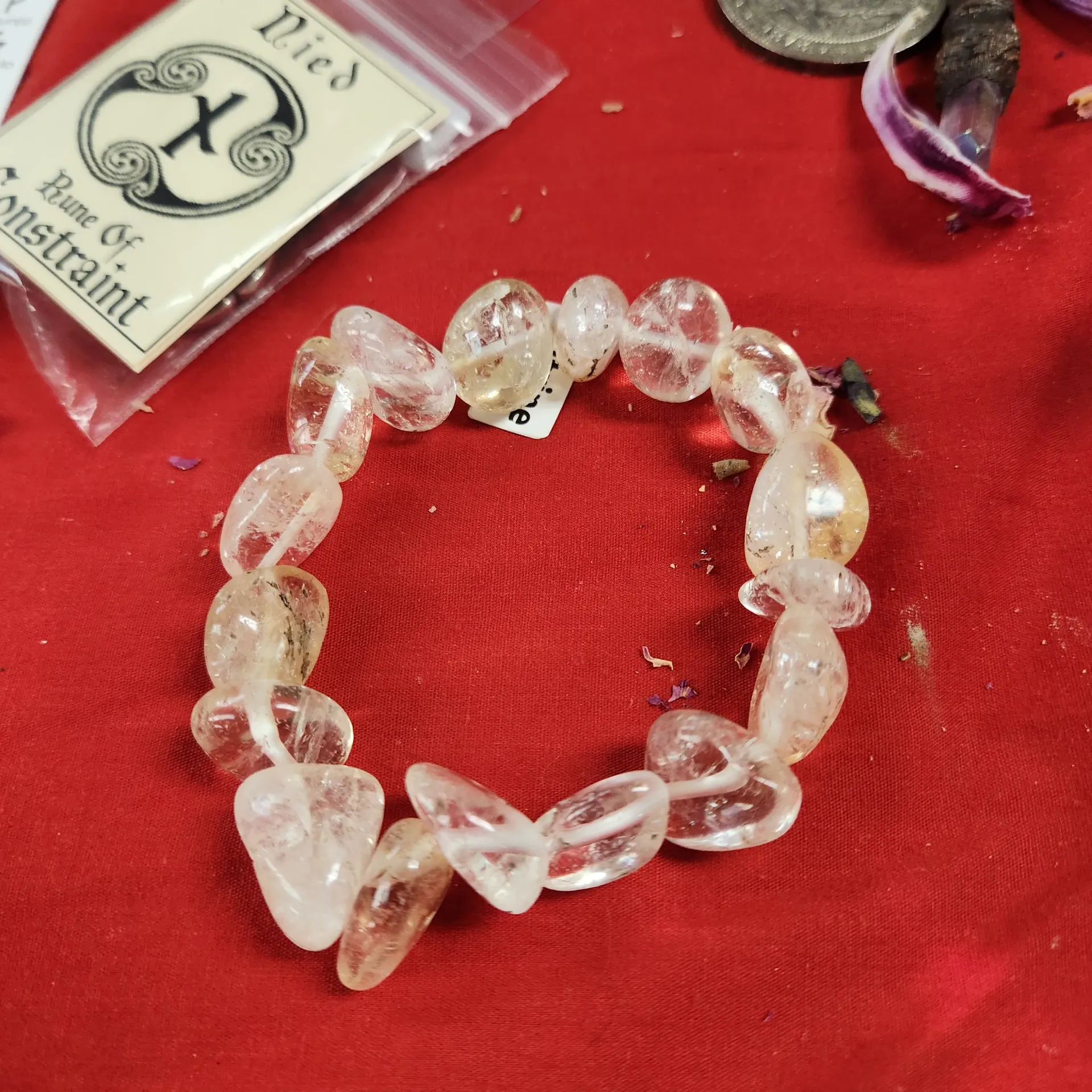 Citrine Tumbled Stone Bracelet