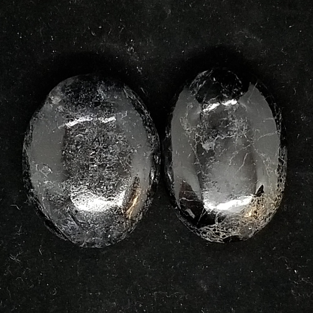 [3209012502] Black Tourmaline Soapshape Stones