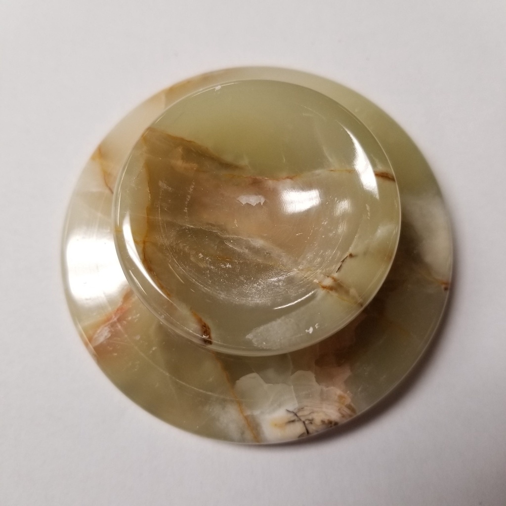 [3209562303] Green Onyx - Ball Stand