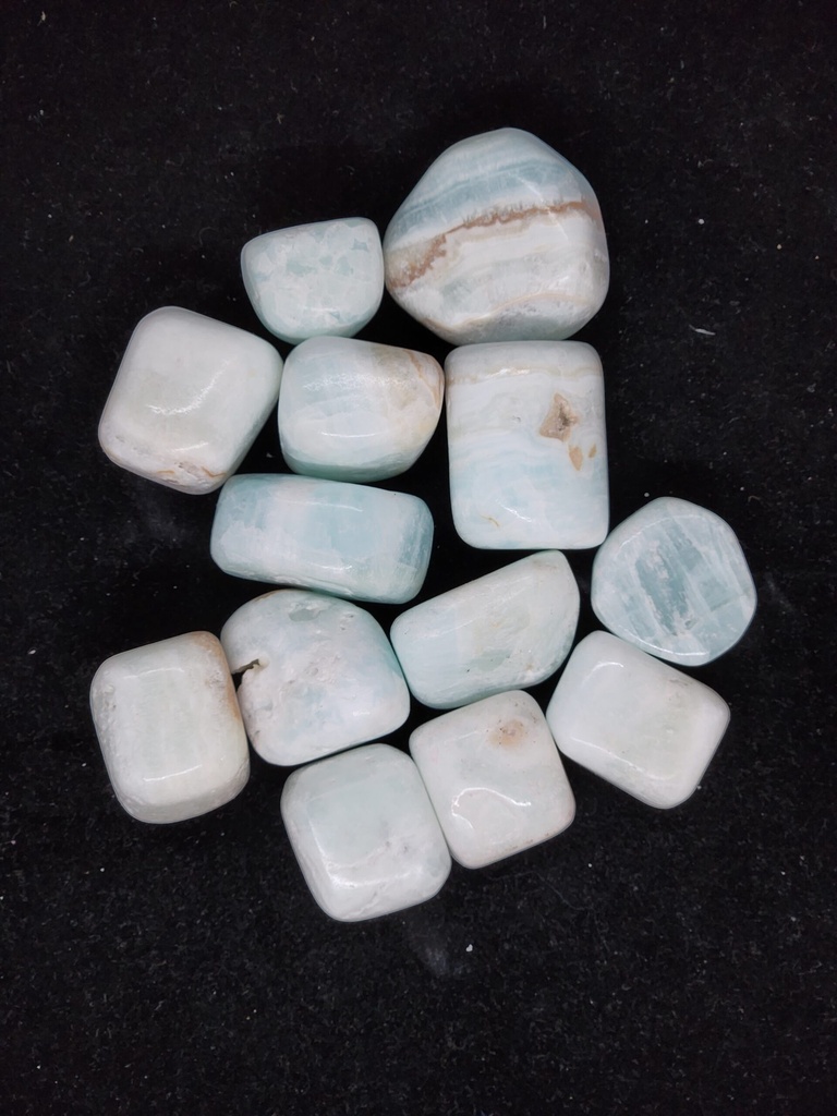 [3209770203] Blue Calcite, tumbled
