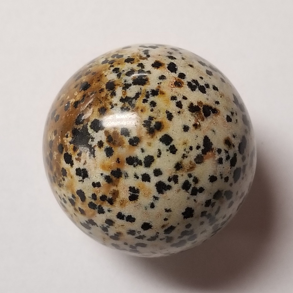 [3209581740] Dalmatian Jasper Sphere