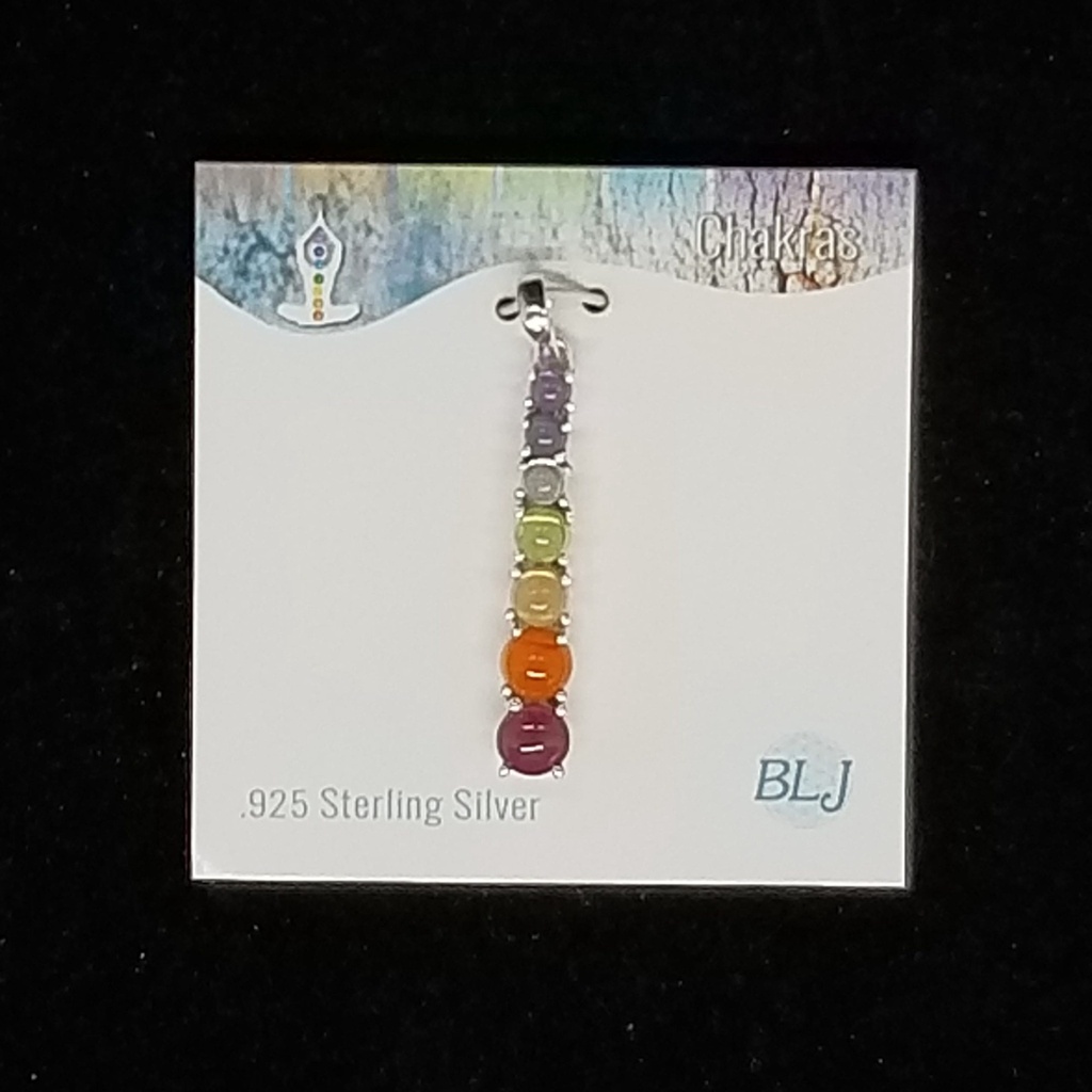 [121504031015] Drop Chakra Pendant