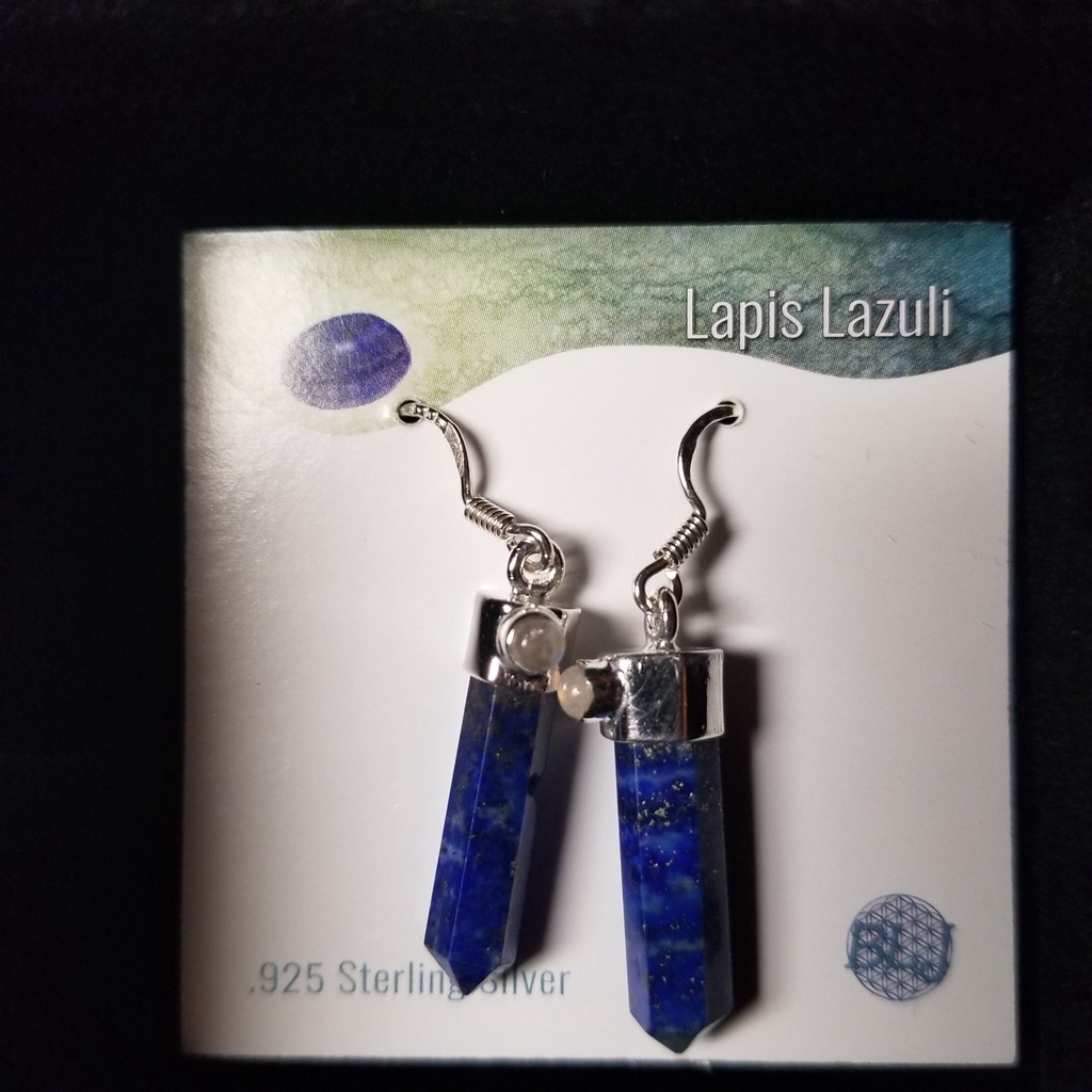 Lapis Lazuli Point Earrings