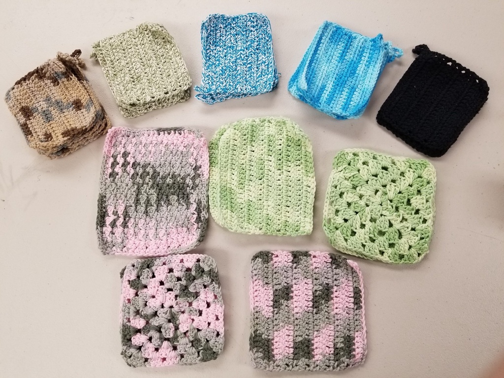 [1013250623] Cotton Washcloths