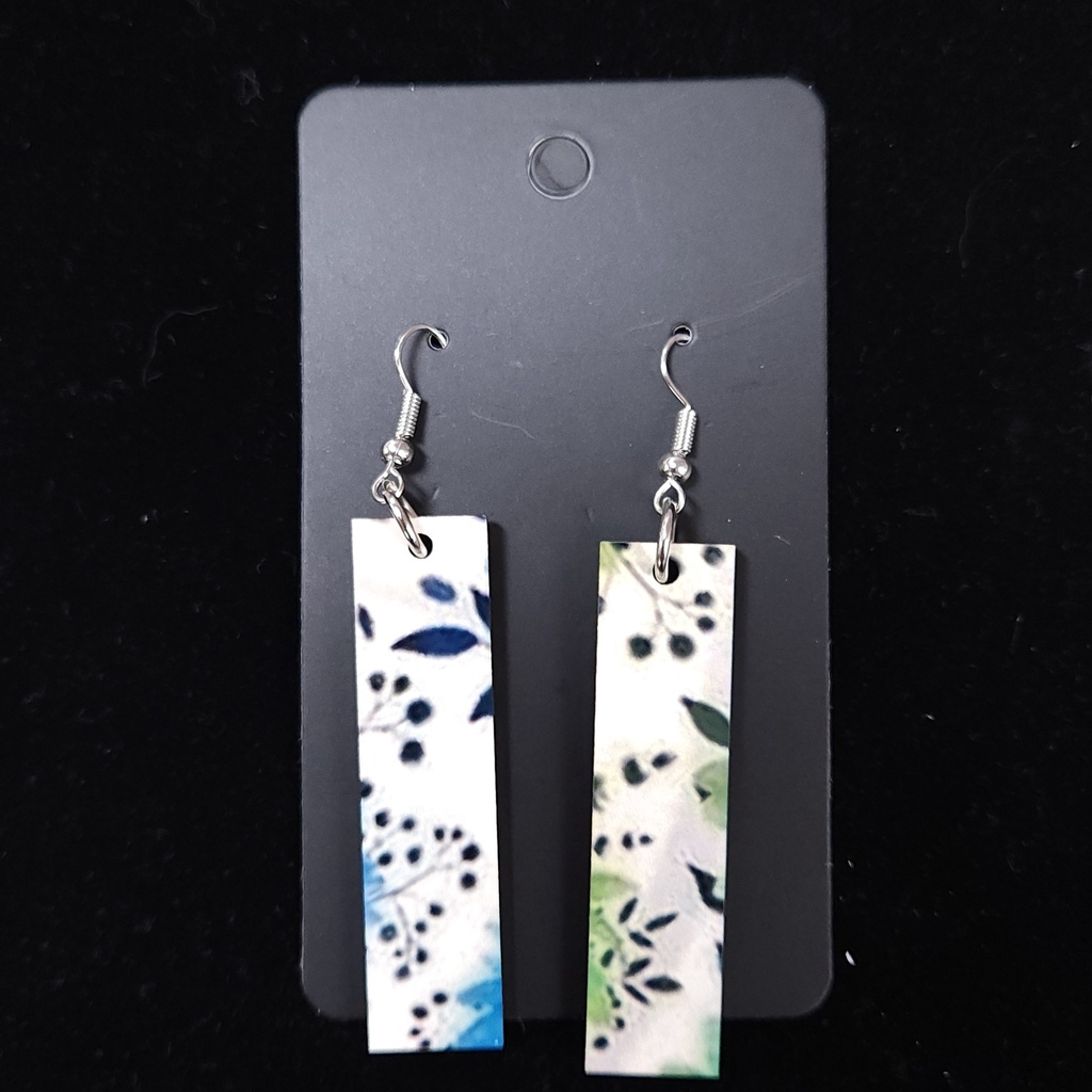 Floral Tiles Earrings