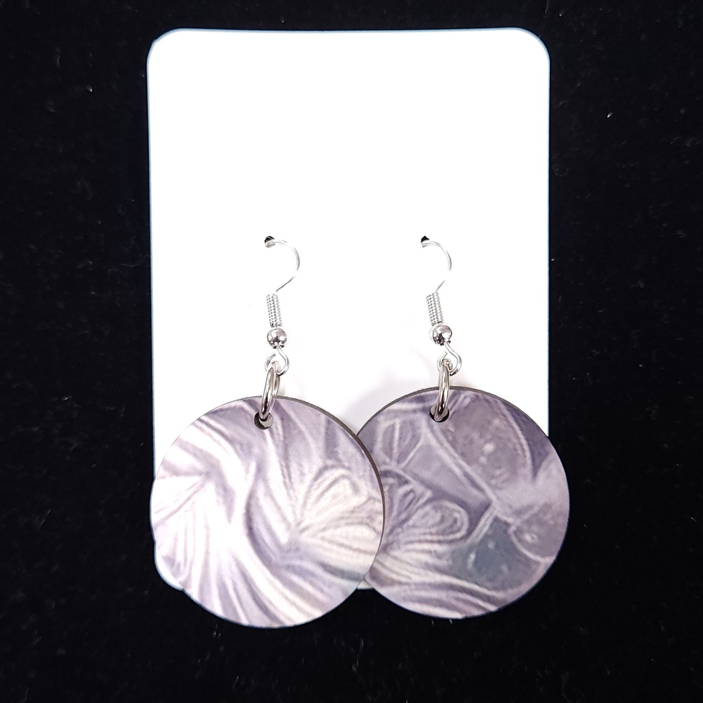 [10571] Swirling Circles Earrings