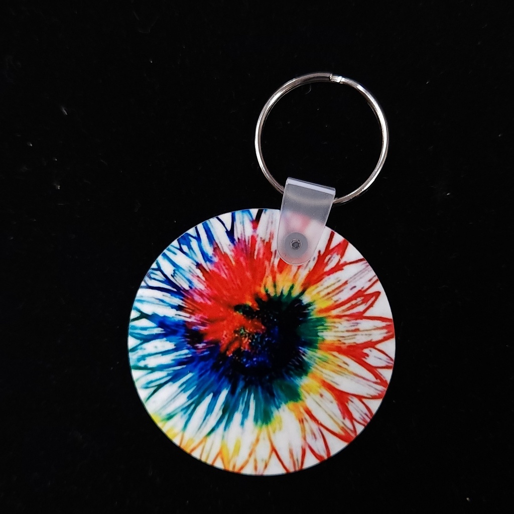 [10558] Tie Dye Keychain