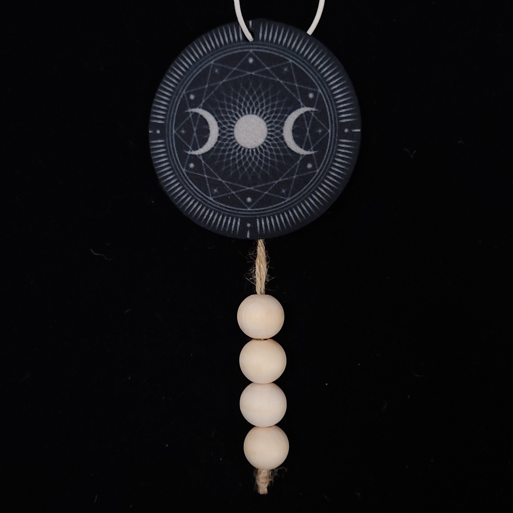 [10547] Triple Moon Circle Air Freshener