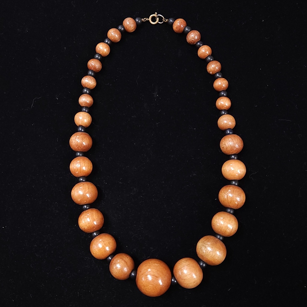 [10519] Chunky Wooden Necklace