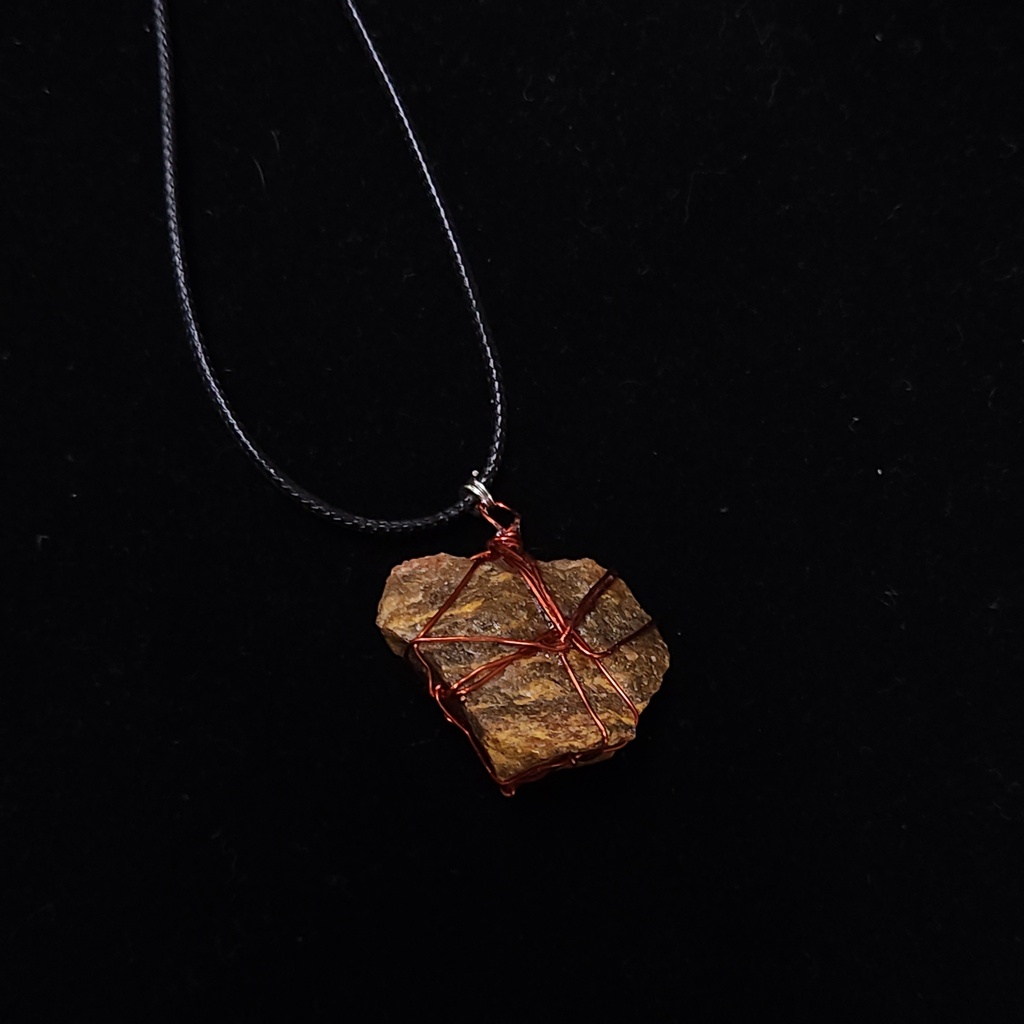 [10387] Rough Tiger's Eye Necklace