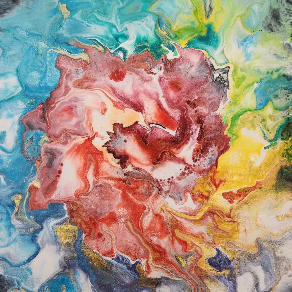 [071317121226] "Chakra Swirl" painting