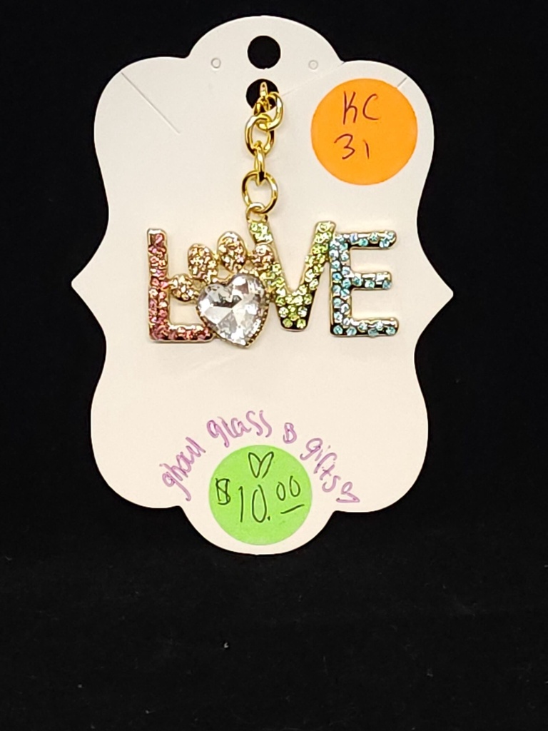 [5015090531] Crystal Love Keychain (KC31)