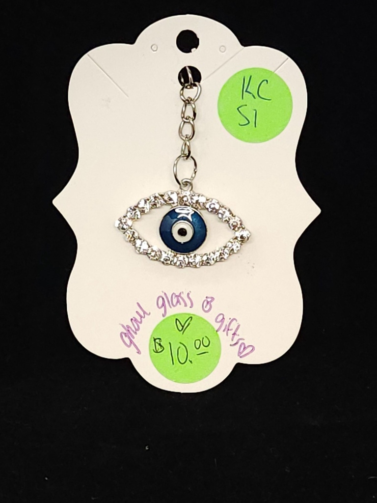 [5015090551] Jeweled Evil Eye Keychain (KC51)