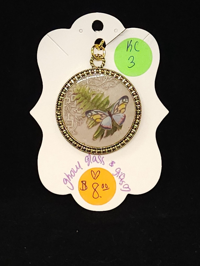 [5015090503] Vintage Butterfly Keychain (KC3)